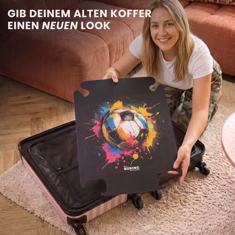 CaseSwap™ - Fußball mit buntem Graffiti — 3