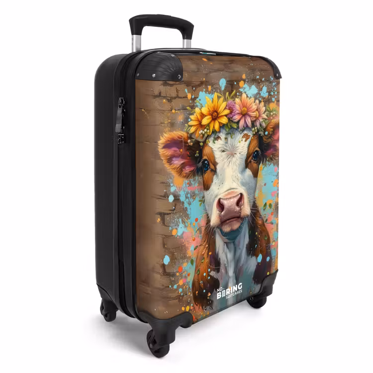 CaseSwap™ - Graffiti-Kuh mit bunten Blumen — 2