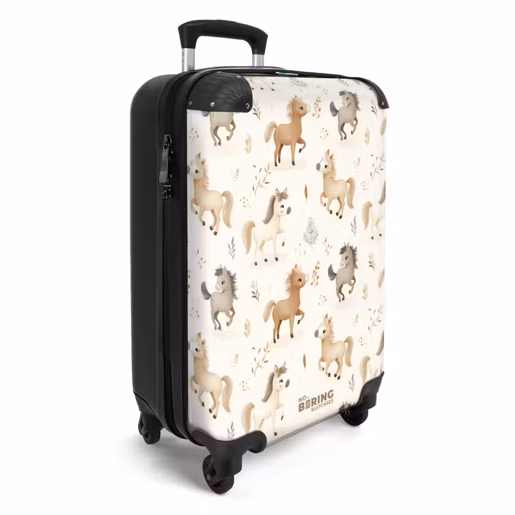 CaseSwap™ - Muster der Fohlen in den Farben beige und braun — 2