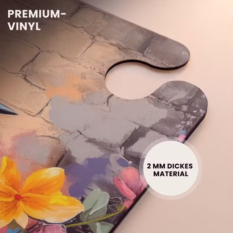 CaseSwap™ - Vogel mit Blumen im Graffiti-Stil — 6