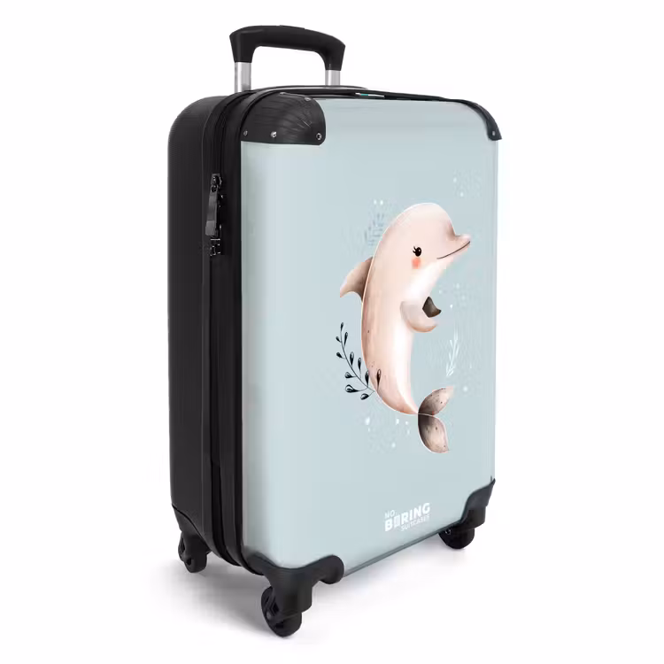 CaseSwap™ - Beigefarbener Delphin in blauem Wasser — 2