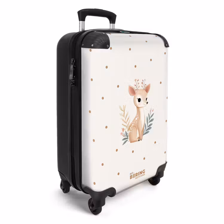 CaseSwap™ - Kleine Rehe mit Pflanzen in einem Feld voller Punkte — 2