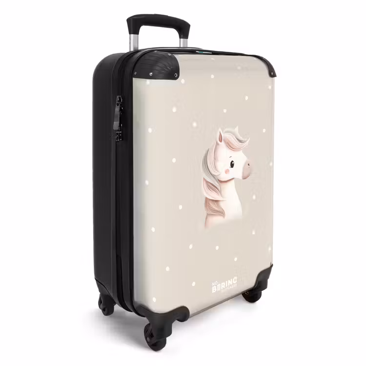 CaseSwap™ - Einhorn umgeben von Tupfen in Beigetönen — 2