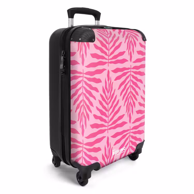 CaseSwap™ - Muster aus Blättern in hellem und dunklem Rosa — 2