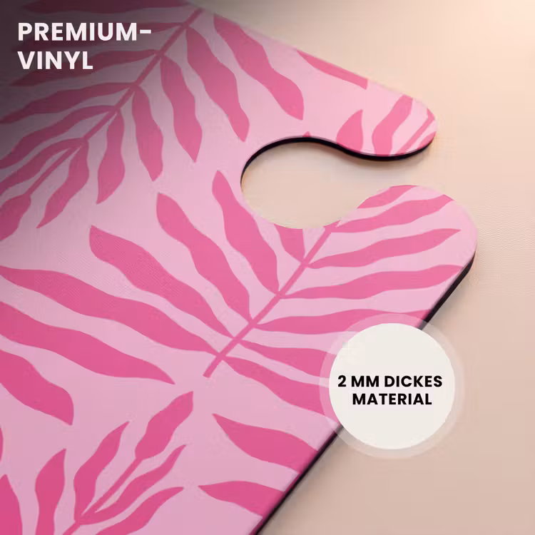 CaseSwap™ - Muster aus Blättern in hellem und dunklem Rosa — 6