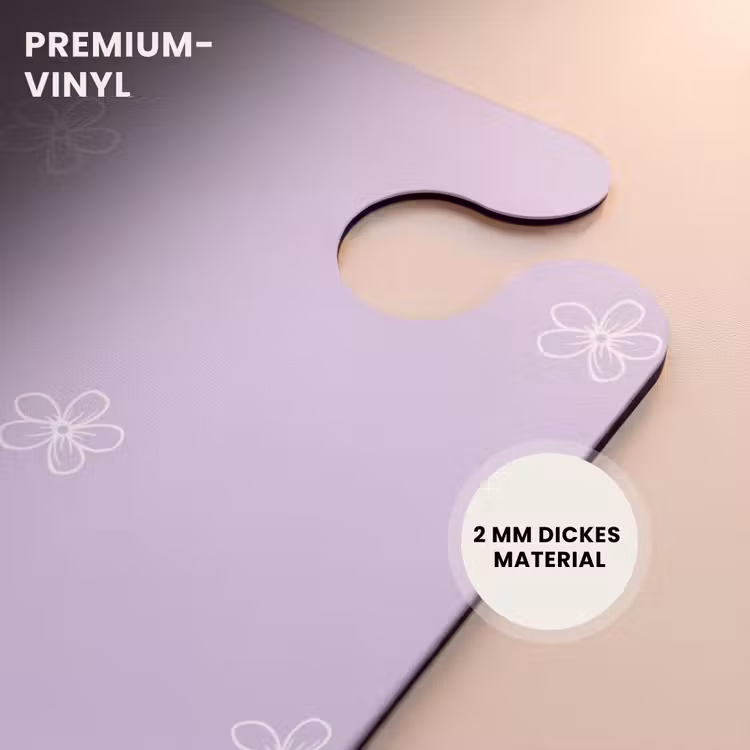 CaseSwap™ - Lila Hintergrund mit weißen Blumen — 6