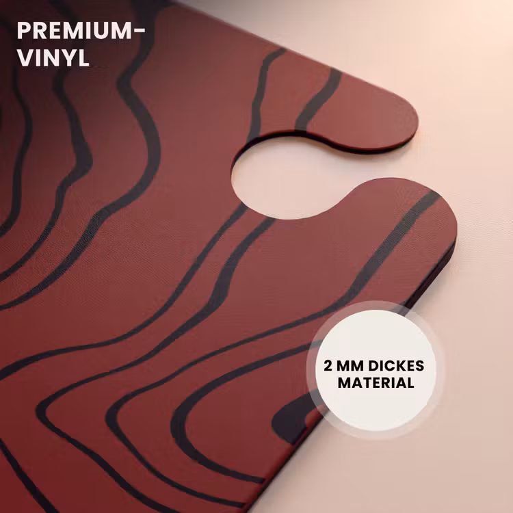 CaseSwap™ - Roter Hintergrund mit abstrakten schwarzen Linien — 6