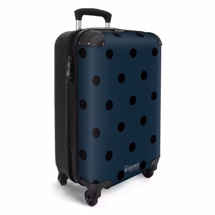 CaseSwap™ - Blauer Hintergrund mit schwarzen Punkten — 2
