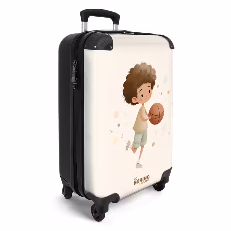 CaseSwap™ - Junge mit einem Basketball in Beigetönen — 2