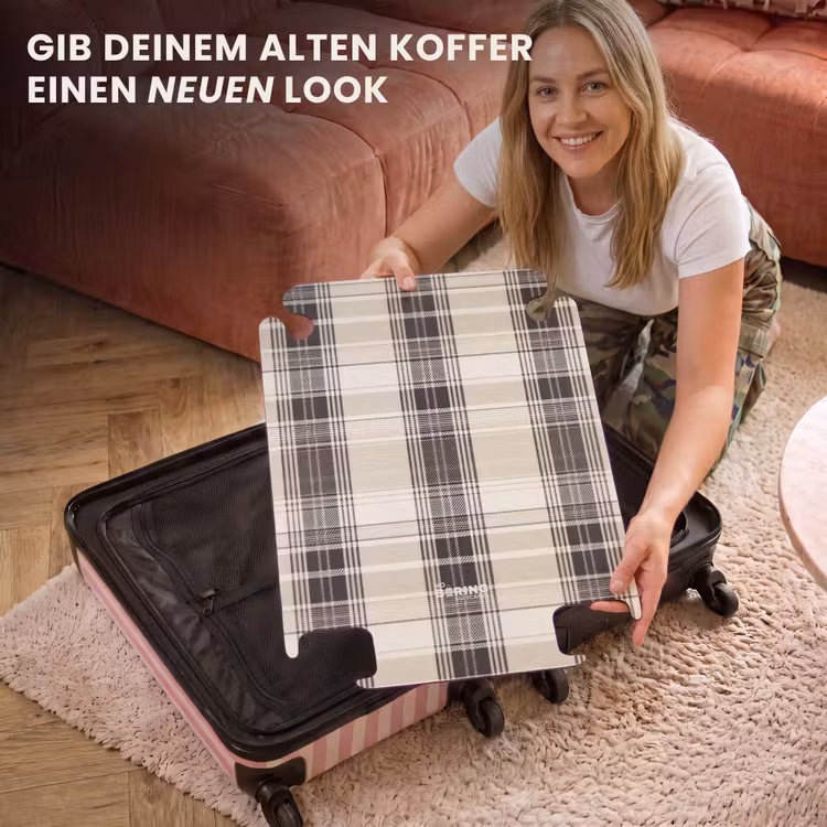 CaseSwap™ - Klassisches Karomuster in Beige — 3
