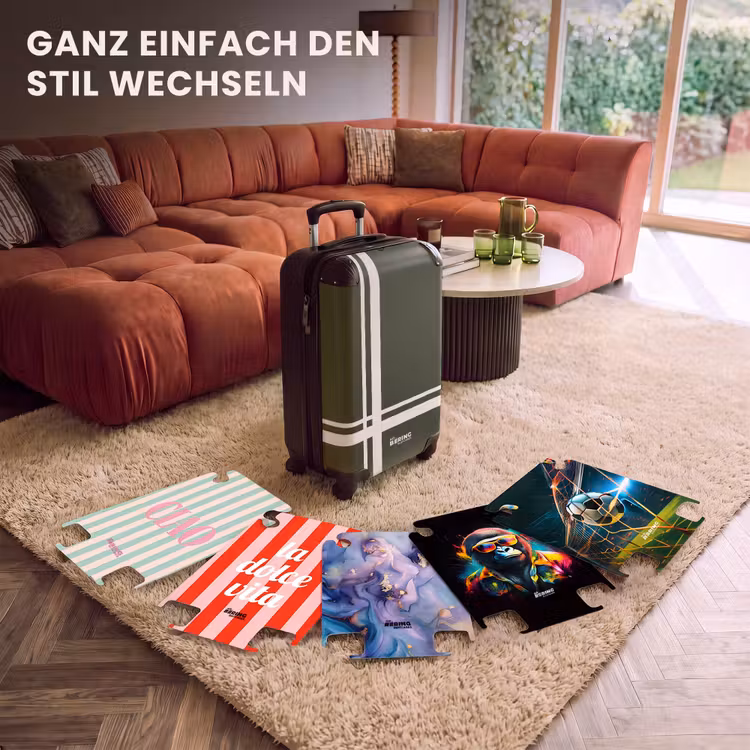 CaseSwap™ - Dunkelgrüner Hintergrund mit weißem Kreuzmuster unten links — 5