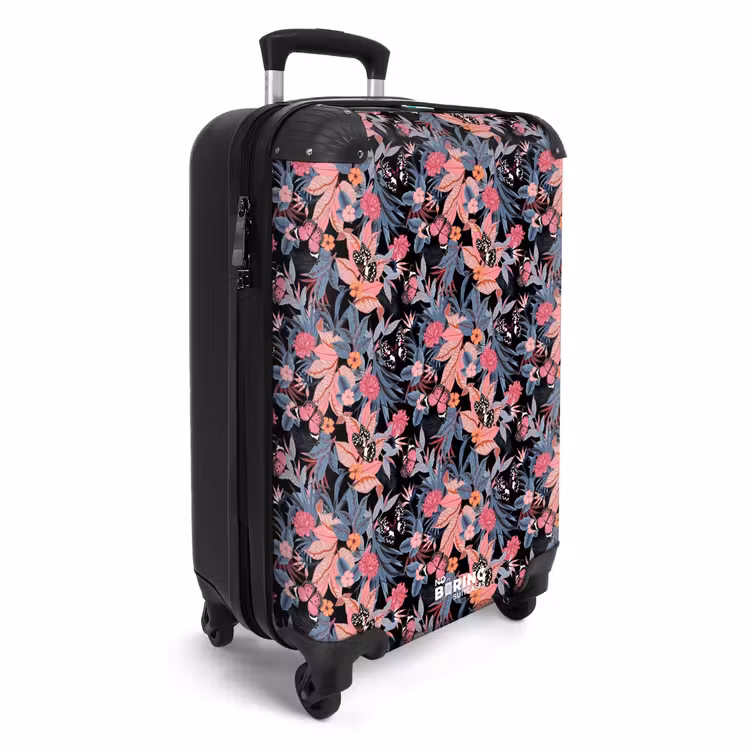 CaseSwap™ - Tropisches Schmetterlingsmuster rosa blau — 2
