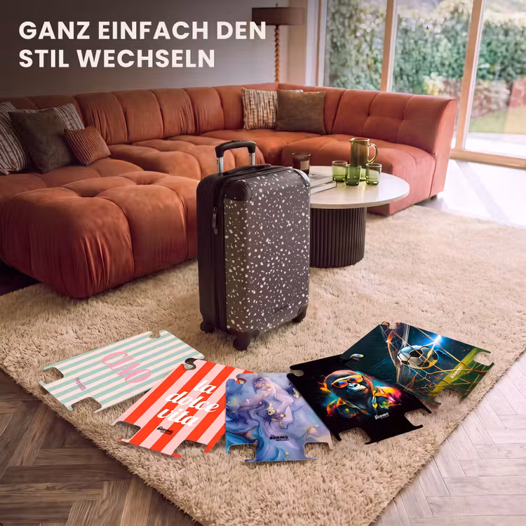 CaseSwap™ - Terrazzo-Muster schwarz und weiß — 5