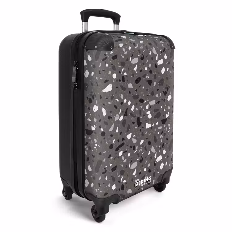 CaseSwap™ - Terrazzo-Muster mehrfarbig dunkelgrau — 2