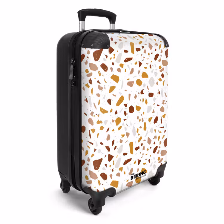 CaseSwap™ - Terrazzo-Muster mehrfarbig in Ocker und Rost — 2