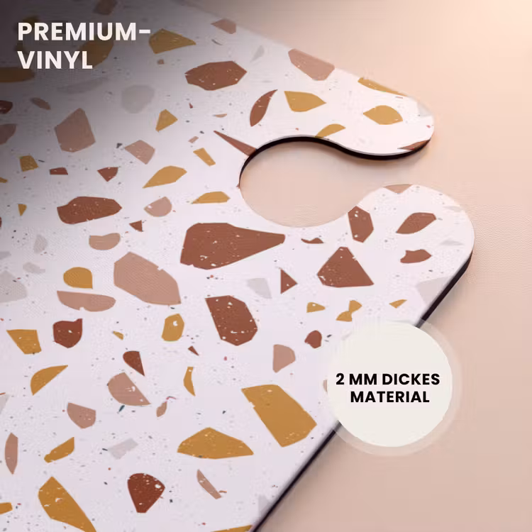 CaseSwap™ - Terrazzo-Muster mehrfarbig in Ocker und Rost — 6