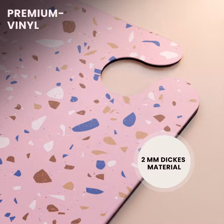 CaseSwap™ - Terrazzo-Muster mehrfarbig rosa und blau — 6