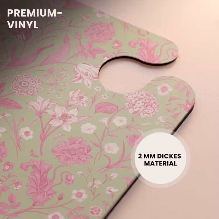 CaseSwap™ - Klassisches florales Muster in Rosa und Grün — 6