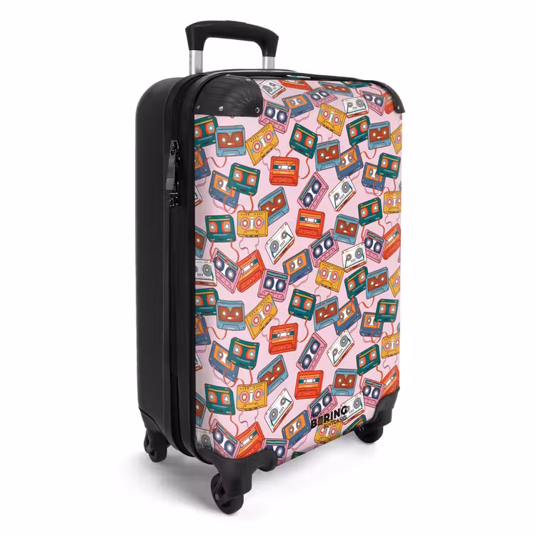 CaseSwap™ - Retro-Disco-Kassetten Muster bunt — 2