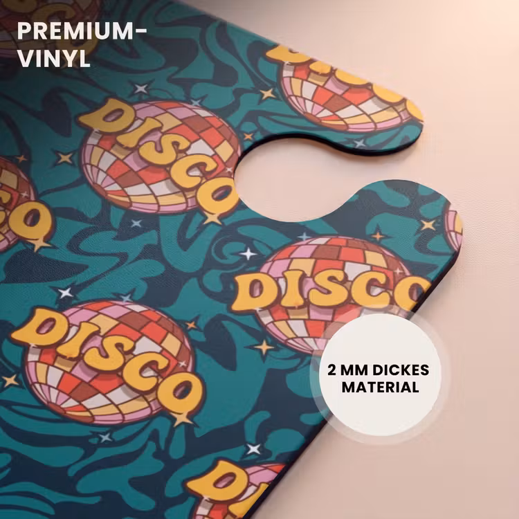 CaseSwap™ - Retro-Disco-Wellenkugel-Muster bunt — 6
