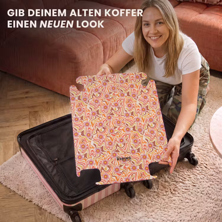 CaseSwap™ - Retro Disco 70er Jahre Blumenmuster bunt — 3