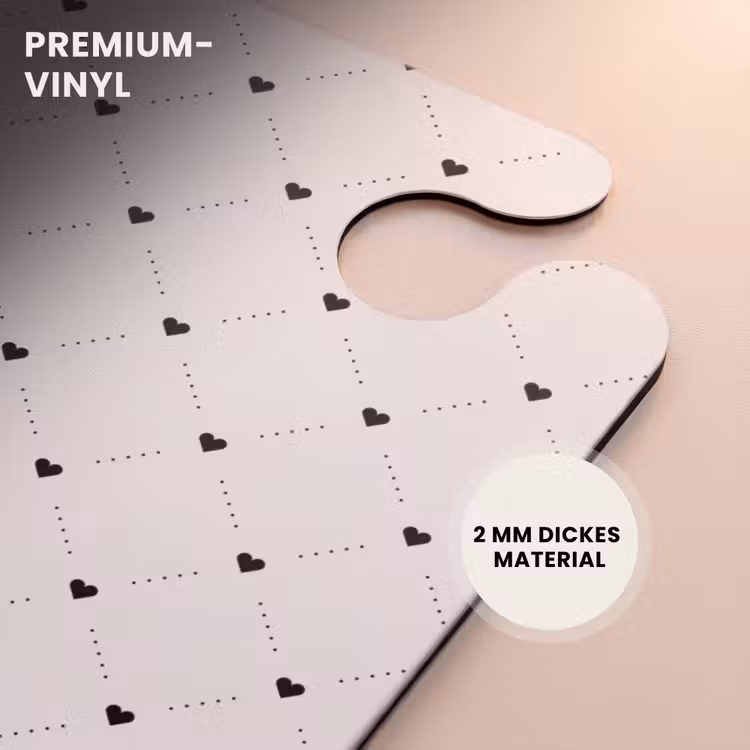 CaseSwap™ - Valentinspunkte mit Herzmuster schwarz — 6