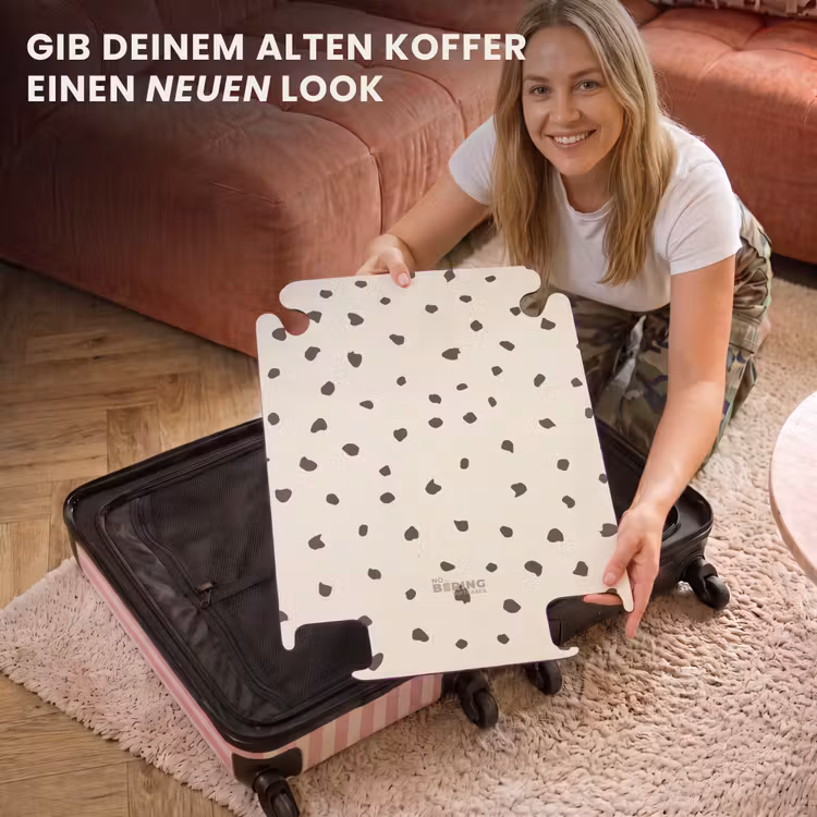 CaseSwap™ - Hellcremefarbener Hintergrund mit braunen Flecken — 3
