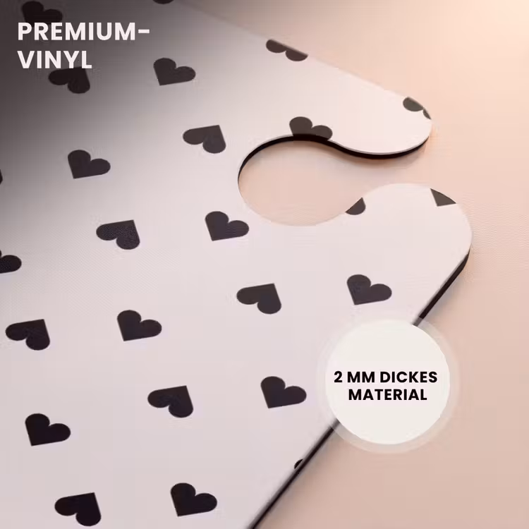 CaseSwap™ - Valentinsherzen im Rautenmuster schwarz — 6
