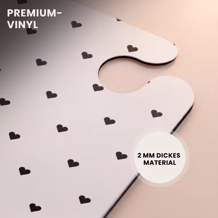CaseSwap™ - Valentinstag Herzen Reihen Muster schwarz — 6