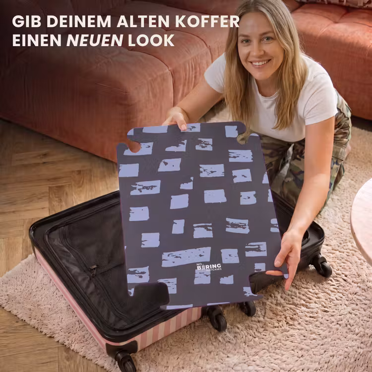 CaseSwap™ - Blaue Blöcke auf dunkelblauem Hintergrund — 3