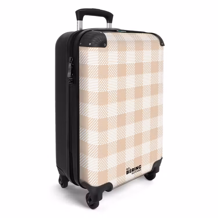 CaseSwap™ - Karomuster in Beige und Creme mit strukturierten Akzenten — 2