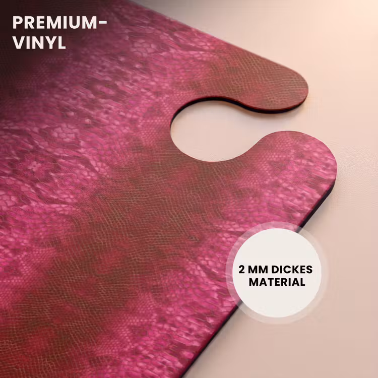 CaseSwap™ - Leuchtend rosa Schlangenhaut mit symmetrischer Schuppenstruktur — 6