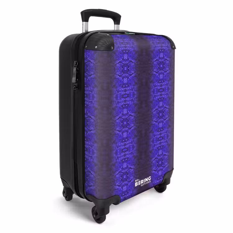 CaseSwap™ - Violettblaue Schlangenhaut mit symmetrischer Schuppenstruktur — 2