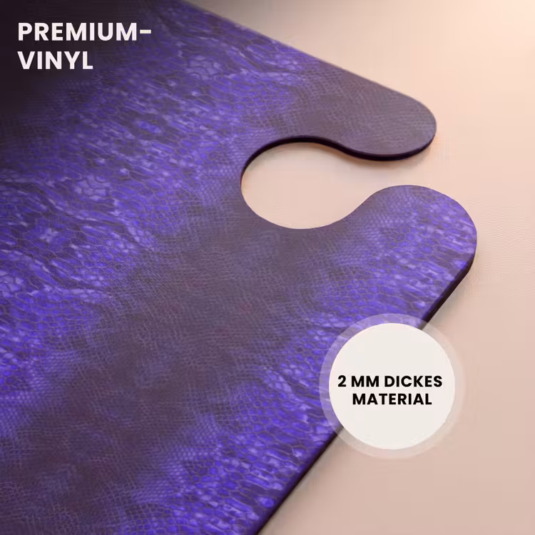 CaseSwap™ - Violettblaue Schlangenhaut mit symmetrischer Schuppenstruktur — 6