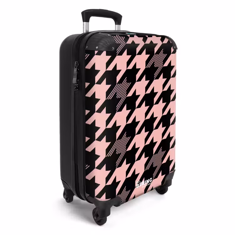 CaseSwap™ - Großes Elster-Muster in Rosa und Schwarz — 2