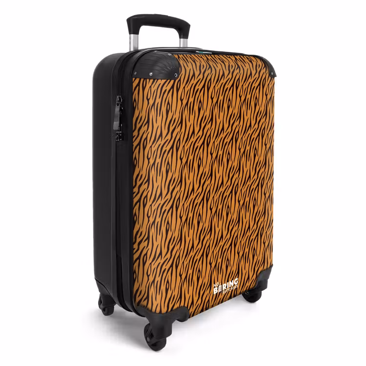 CaseSwap™ - Orangefarbene Tigerstreifen mit fließendem Muster — 2