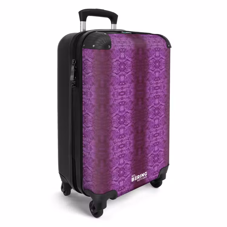 CaseSwap™ - Tiefviolette Schlangenhaut mit symmetrischen Schuppen — 2