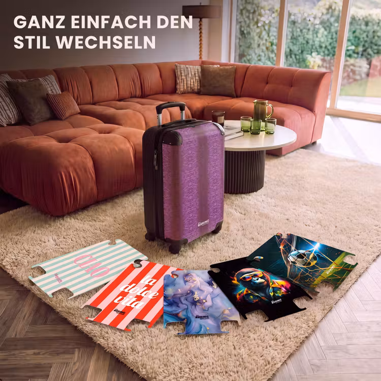 CaseSwap™ - Tiefviolette Schlangenhaut mit symmetrischen Schuppen — 5