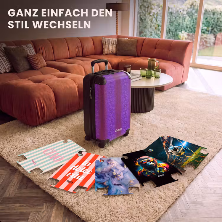 CaseSwap™ - Violette Schlangenhaut mit symmetrischen Schuppen — 5