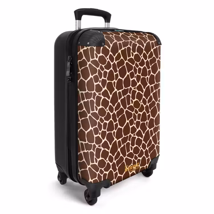 CaseSwap™ - Dunkelbraunes Giraffenmuster mit beigen Adern — 2