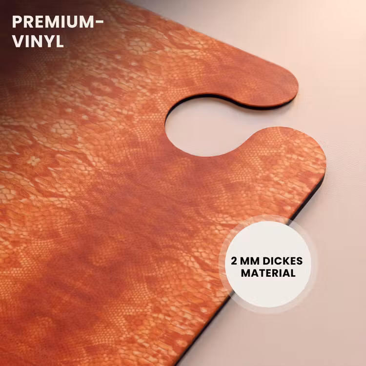 CaseSwap™ - Orangefarbene Schlangenhaut mit symmetrischer Schuppenstruktur — 6