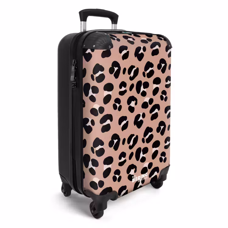 CaseSwap™ - Pantherdruck auf rosa Hintergrund — 2