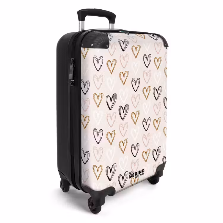 CaseSwap™ - Herzmuster in verschiedenen Farben auf Beige — 2