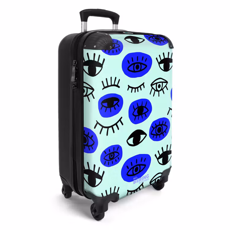 CaseSwap™ - Augenmuster in Blau und Schwarz — 2