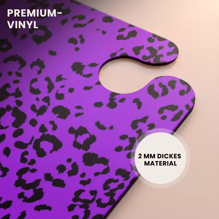 CaseSwap™ - Panther-Muster in Lila und Schwarz — 6