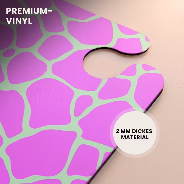 CaseSwap™ - Giraffendruck in Hellgrün und Lila — 6