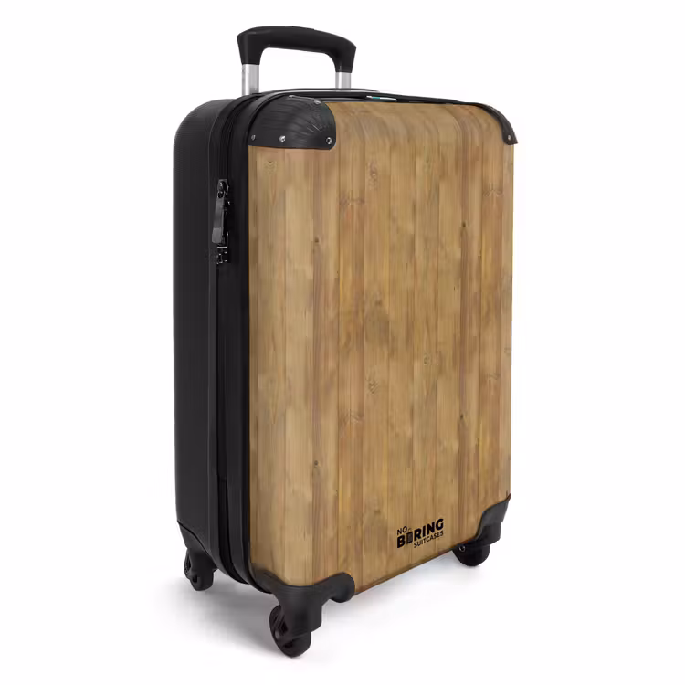 CaseSwap™ - Hellgelbe Holzplatten mit roten Akzenten und Ästen — 2