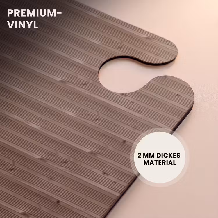 CaseSwap™ - Braunes Holz mit feiner horizontaler Maserung — 6