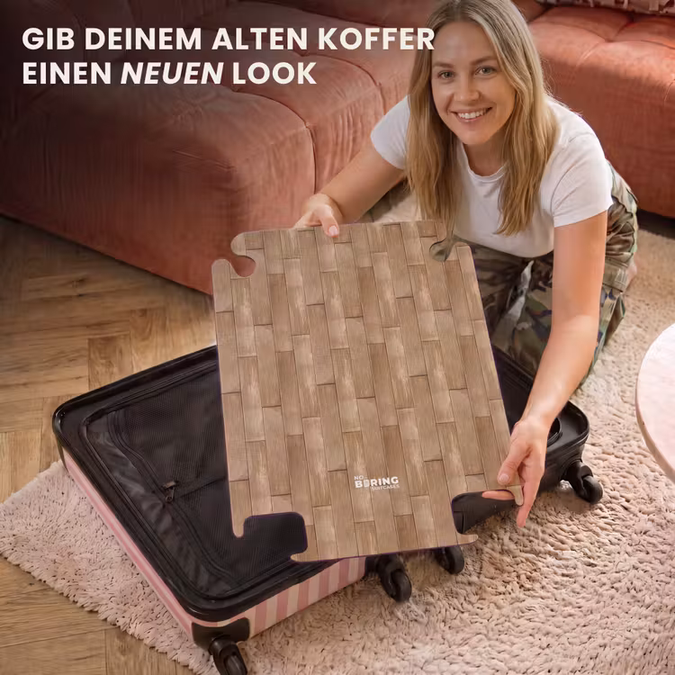 CaseSwap™ - Hellbraune Holzplankenstruktur — 3