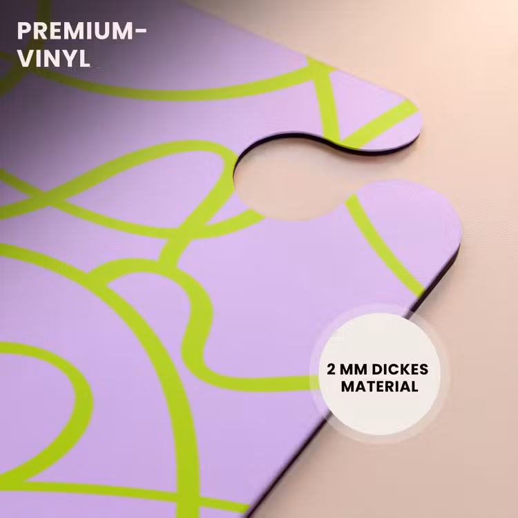 CaseSwap™ - Limonengrüne Linien auf Flieder — 6